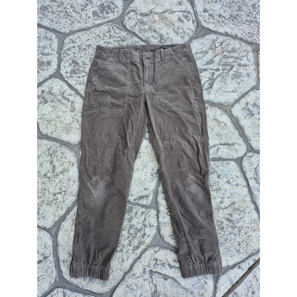Banana Republic Pants Women Size 8 Brown Corduroy Utility Jogger Pockets EUC
